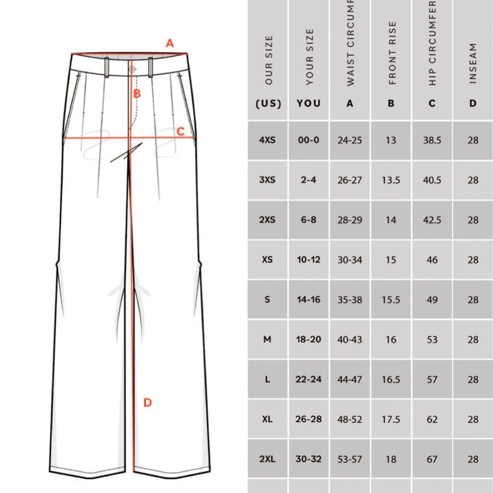 Universal Standard Wide Leg Pants in Deep Berry - Picture 4 of 4